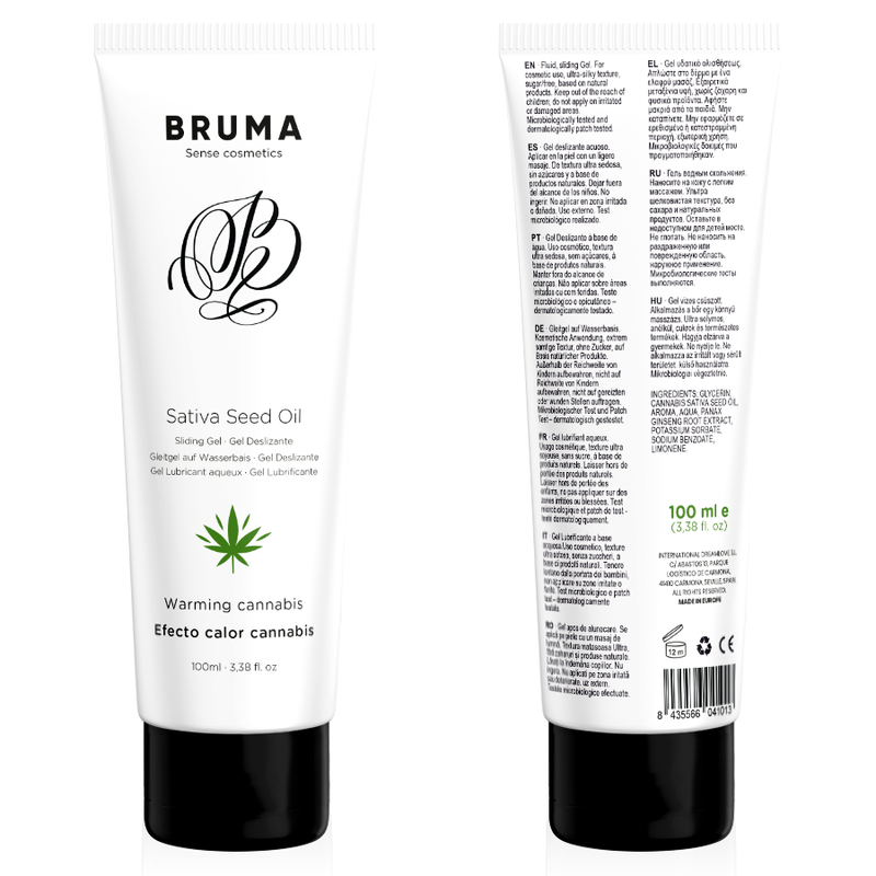 MIST - SLIDING GEL WITH CANNABIS FLAVOR HEAT EFFECT SEED OIL 100 ML