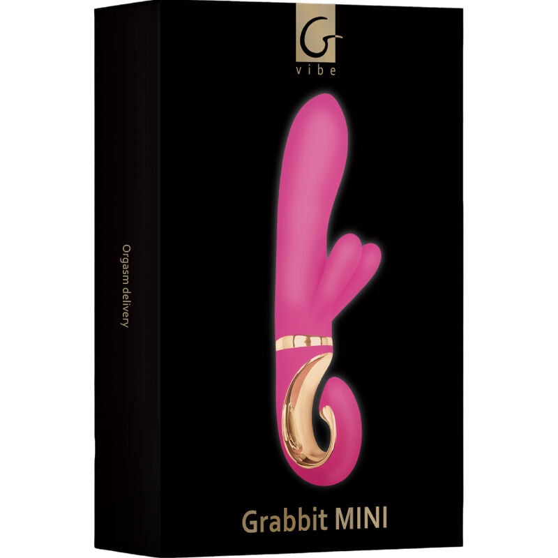 G-VIBE - GRABBIT MINI SILICONE VIBRATOR PINK