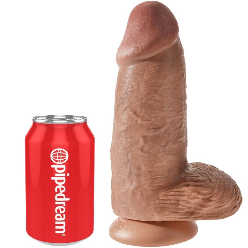 KING COCK - REALISTIC PENIS CHUBBY 23 CM CANDY