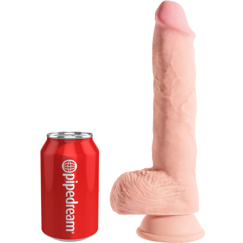 KING COCK - REALISTIC PENIS WITH TESTICLES 19.4 CM NATURAL