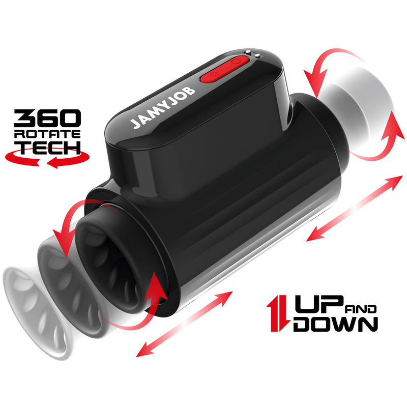 JAMYJOB - VORTEX TURBO MASTURBATOR WITH THRUST AND 360 UP AND DOWN ROTATION