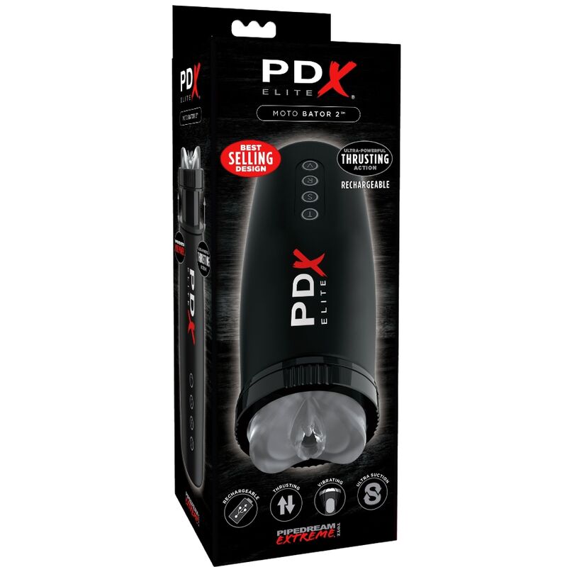 PDX ELITE - RECHARGEABLE ULTRA-POWERFUL STROKER MASTURBATOR