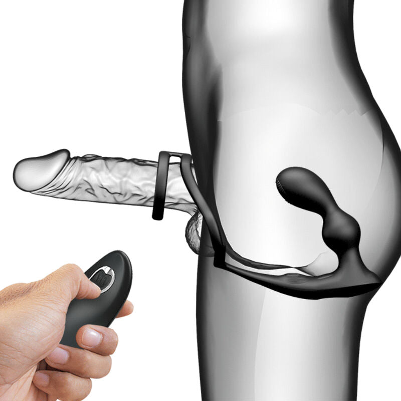 PRETTY LOVE - MARSHALL COCK RING + VIBRATING ANAL PLUG & REMOTE CONTROL