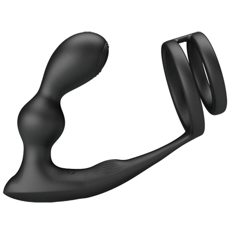PRETTY LOVE - MARSHALL COCK RING + VIBRATING ANAL PLUG & REMOTE CONTROL
