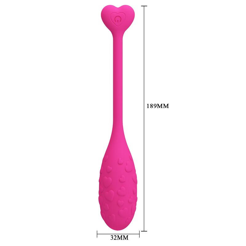 PRETTY LOVE - FISHERMAN APP CONTROLLED PINK VIBRATING EGG