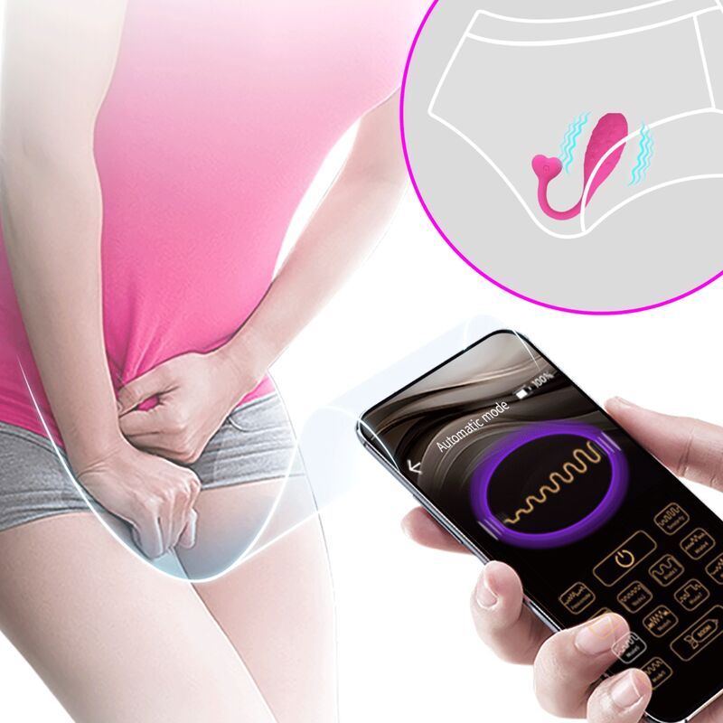 PRETTY LOVE - FISHERMAN APP CONTROLLED PINK VIBRATING EGG