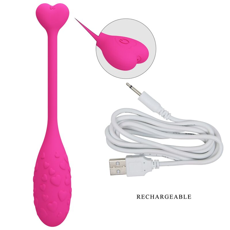 PRETTY LOVE - FISHERMAN APP CONTROLLED PINK VIBRATING EGG