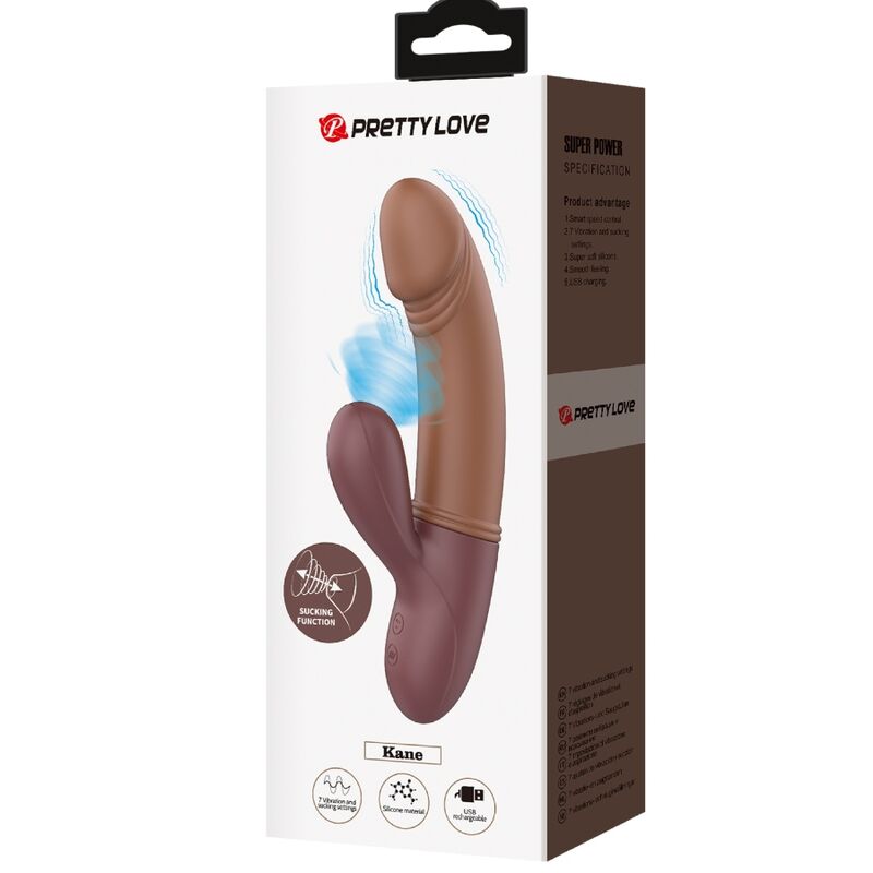 PRETTY LOVE - KANE VIBRATOR PONTOG & SUCKER