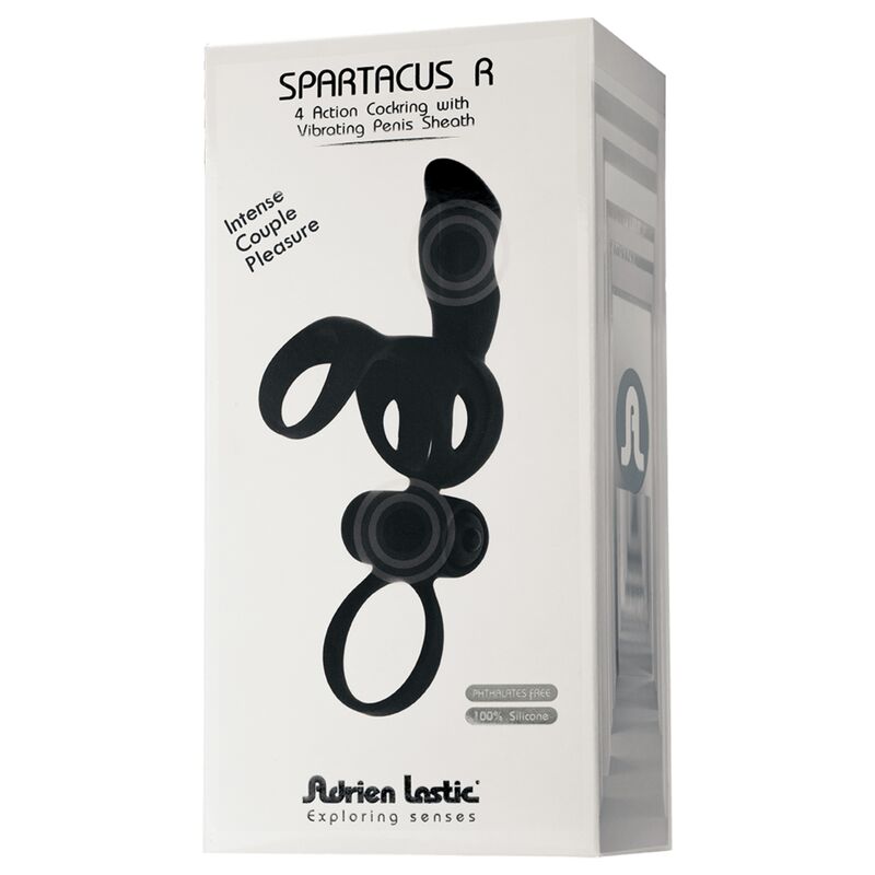 ADRIEN LASTIC - SPARTACUS RING & PENIS SLEEVE WITH VIBRATOR