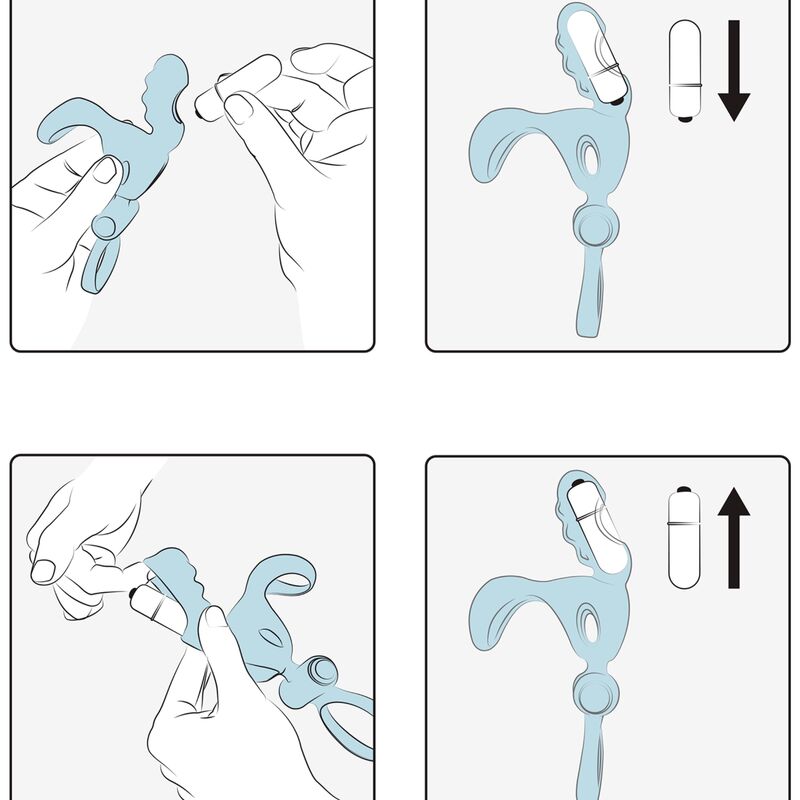 ADRIEN LASTIC - SPARTACUS RING & PENIS SLEEVE WITH VIBRATOR