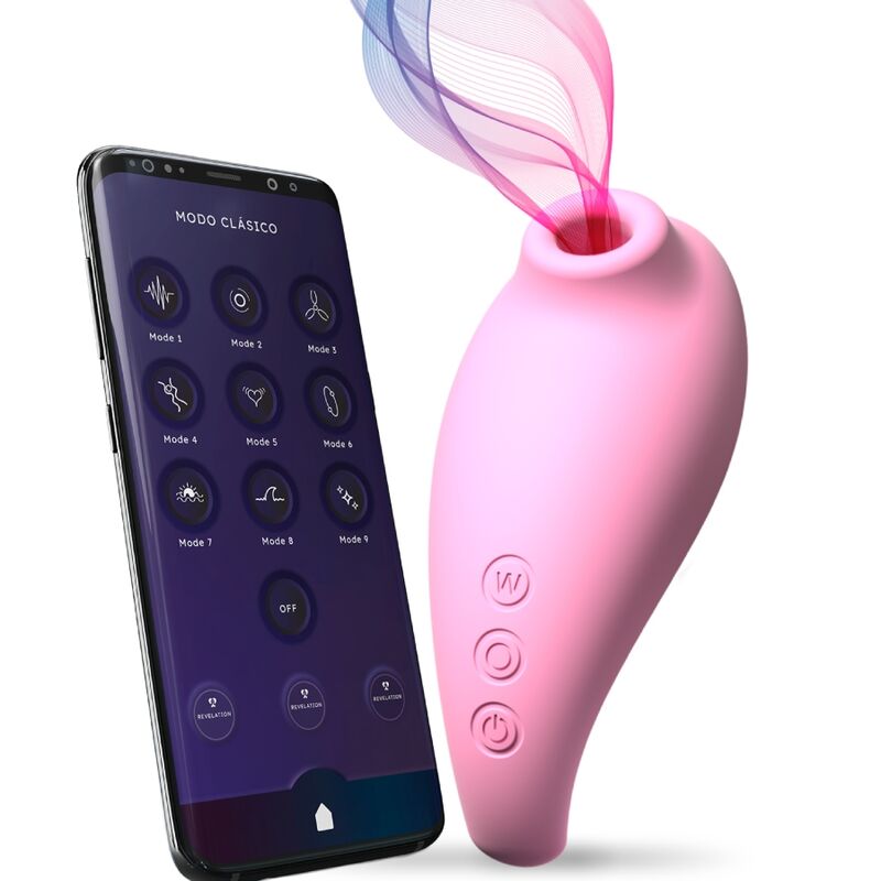 ADRIEN LASTIC - REVELATION PINK CLITORIS SUCKER - FREE APP