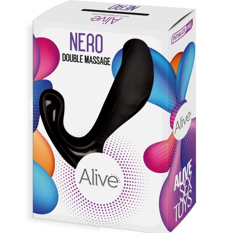 ALIVE - NERO DOUBLE ANAL & PROSTATE MASSAGER