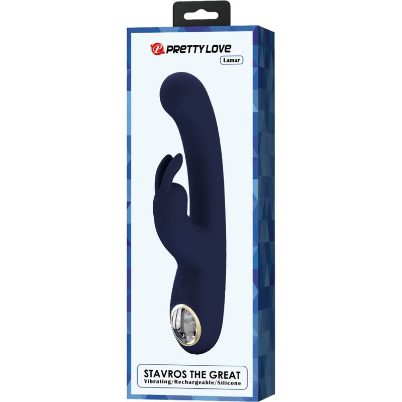 PRETTY LOVE - LAMAR VIBRATOR RABBIT & G-SPOT BLUE