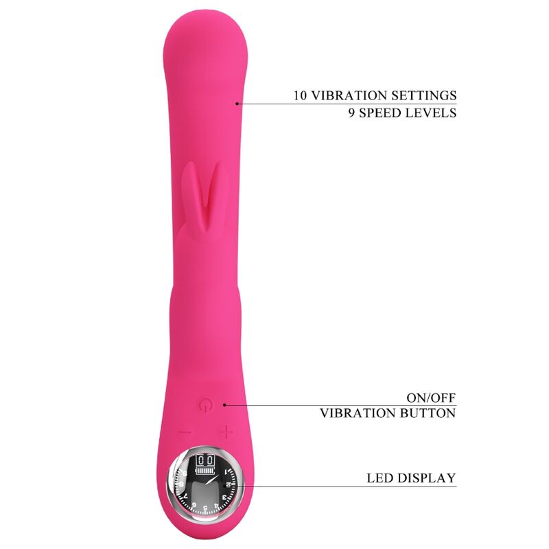 PRETTY LOVE - LAMAR VIBRATOR RABBIT & G-SPOT PINK