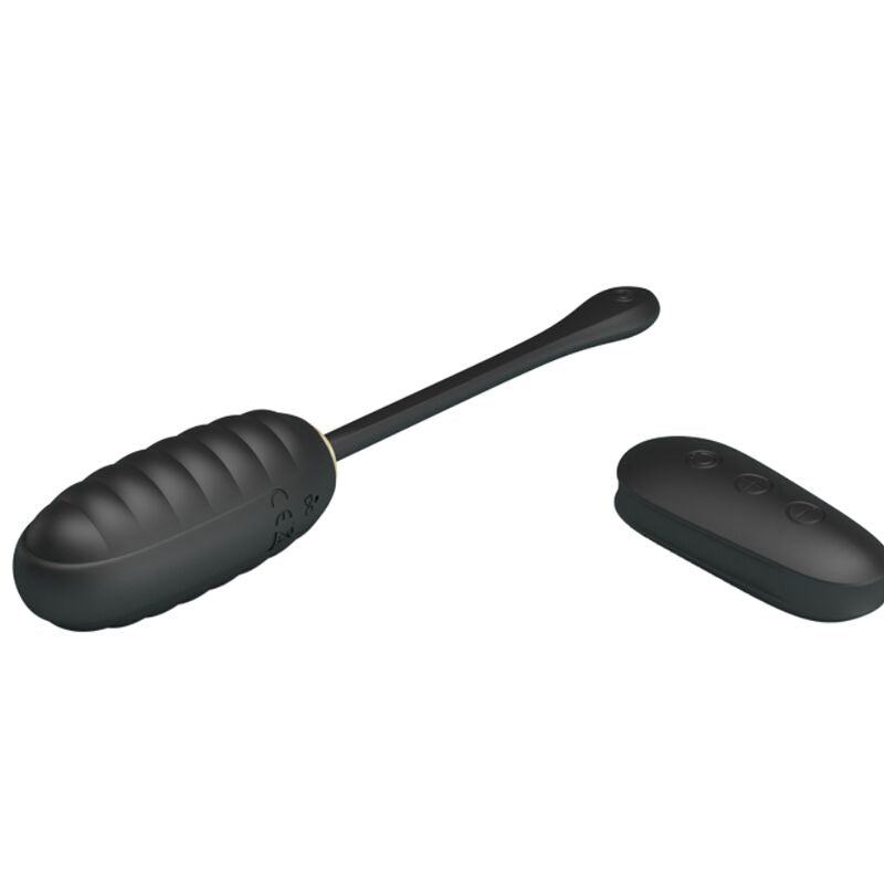 PRETTY LOVE - DOREEN RECHARGEABLE LUXURY VIBRATING EGG BLACK REMOTE CONTROL