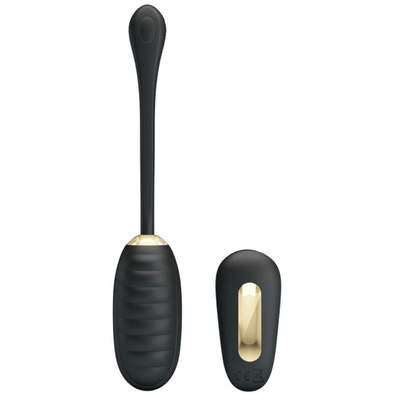 PRETTY LOVE - DOREEN RECHARGEABLE LUXURY VIBRATING EGG BLACK REMOTE CONTROL