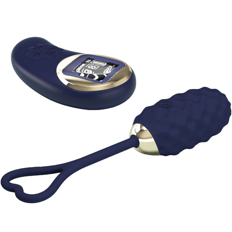 PRETTY LOVE - VIVIAN VIBRATING EGG REMOTE CONTROL BLUE