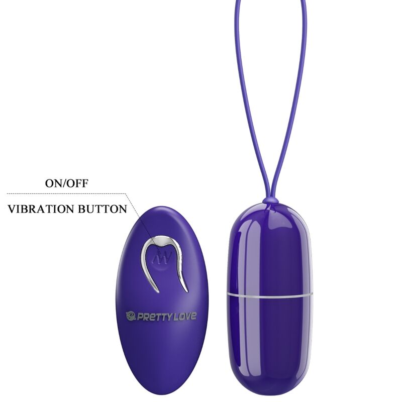 PRETTY LOVE - ARVIN YOUTH VIBRATING EGG REMOTE CONTROL VIOLET
