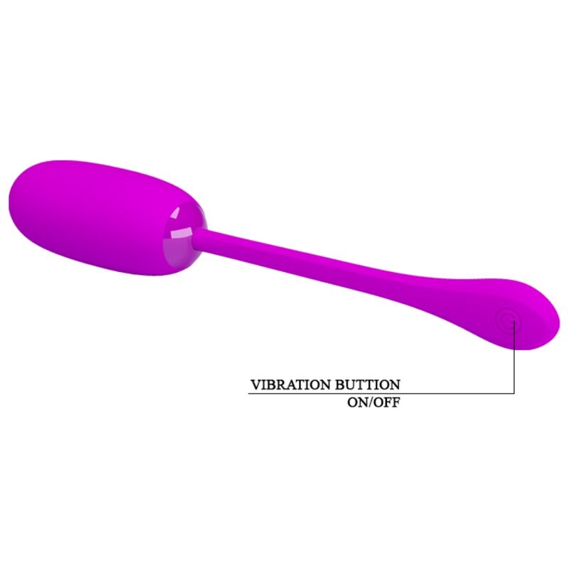 PRETTY LOVE - JULIUS WATERPROOF & RECHARGEABLE VIBRATING EGG PURPLE
