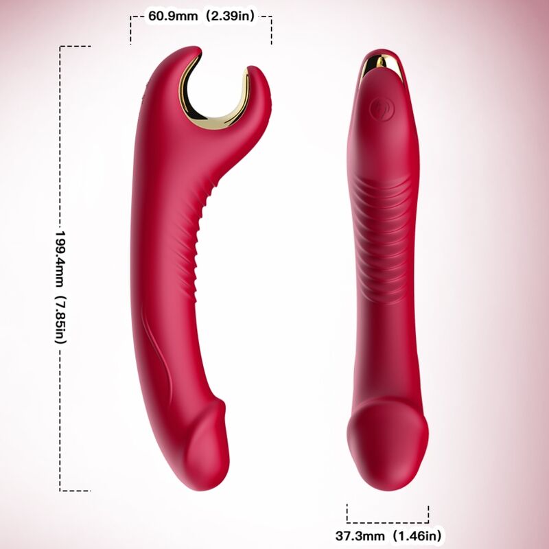 ARMONY - PRINCE VIBRATOR DILDO & RED ROTATOR