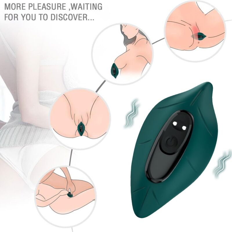 ARMONY - GREEN REMOTE CONTROL STIMULATOR & VIBRATOR