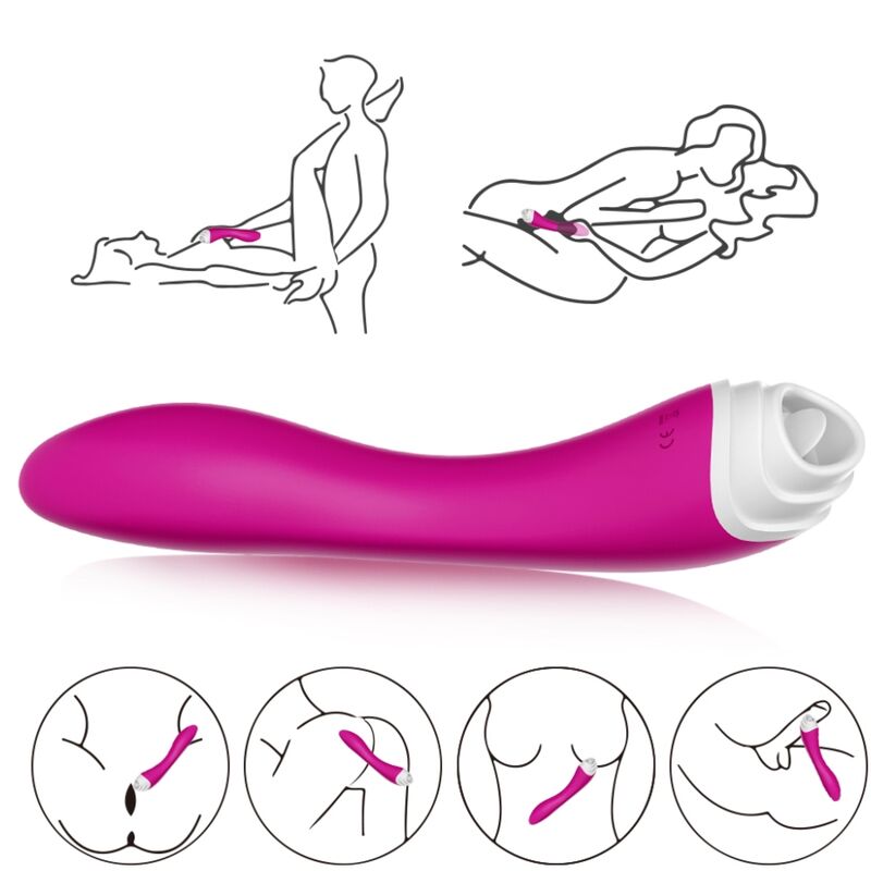 ARMONY - FAIRYLAND CLITORIS TONGUE STIMULATOR & FUCHSIA VIBRATOR