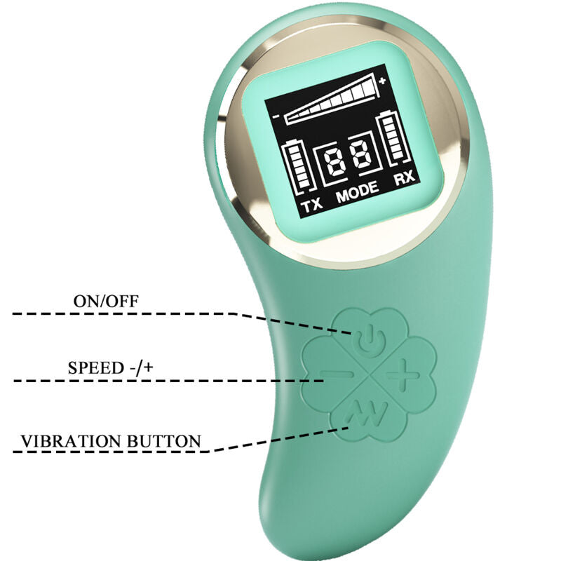PRETTY LOVE - MINA VIBRATING EGG REMOTE CONTROL GREEN