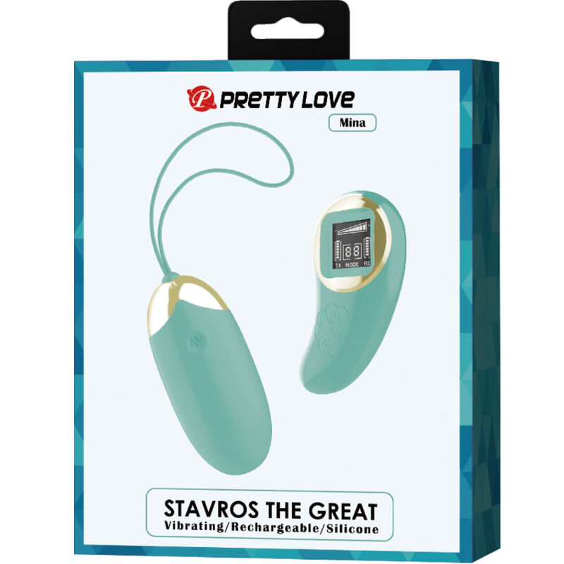 PRETTY LOVE - MINA VIBRATING EGG REMOTE CONTROL GREEN