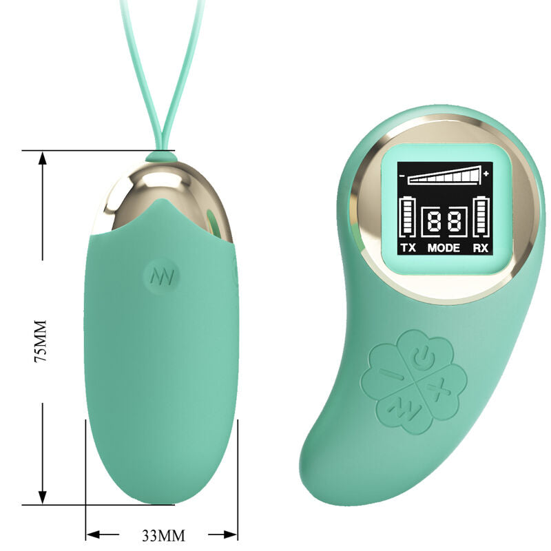 PRETTY LOVE - MINA VIBRATING EGG REMOTE CONTROL GREEN