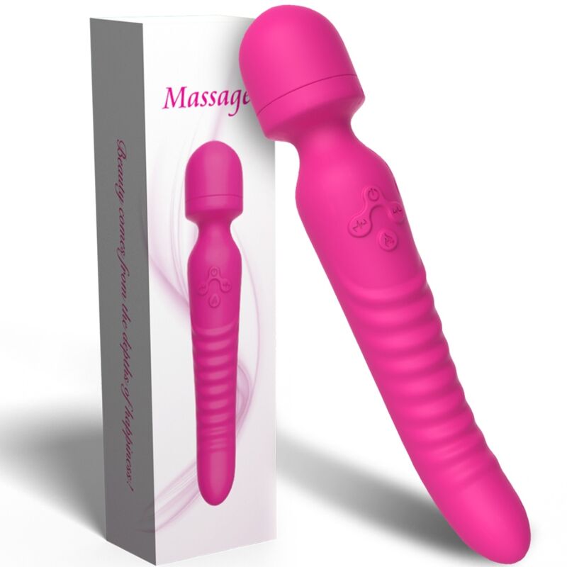 ARMONY - MISSION MASSAGER & VIBRATOR WITH HEAT EFFECT FUCHSIA