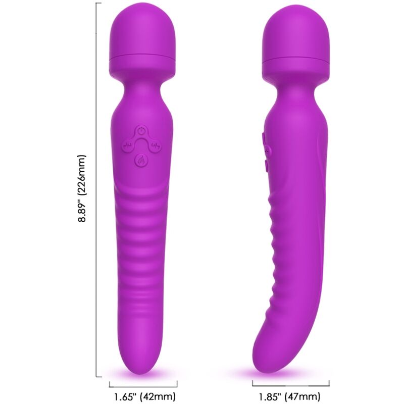 ARMONY - MISSION MASSAGER & VIBRATOR WITH HEAT EFFECT VIOLET