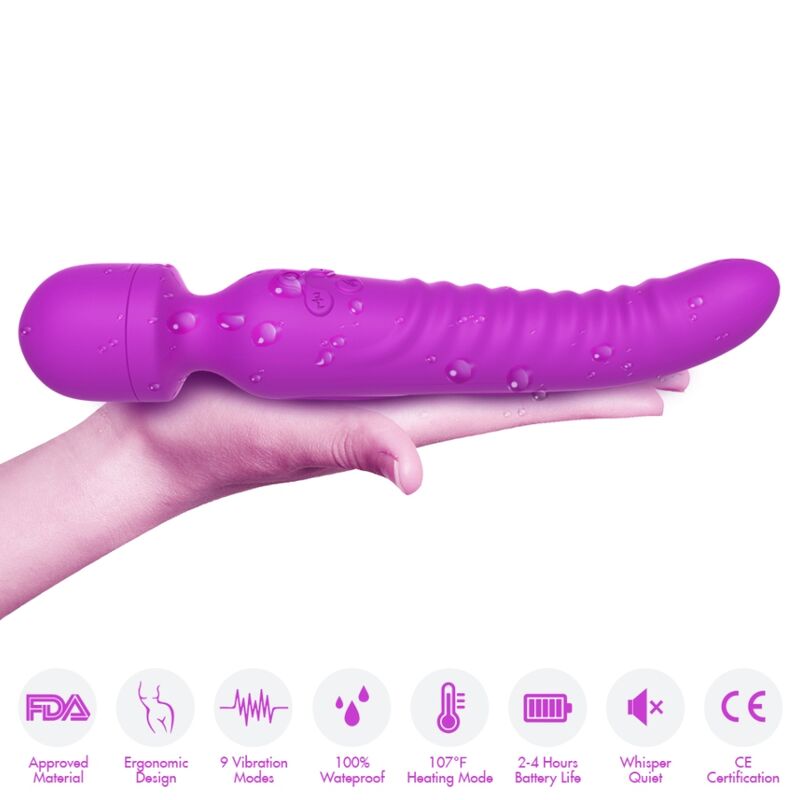 ARMONY - MISSION MASSAGER & VIBRATOR WITH HEAT EFFECT VIOLET