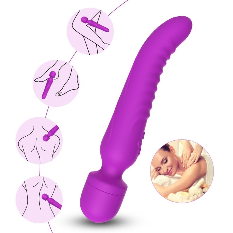 ARMONY - MISSION MASSAGER & VIBRATOR WITH HEAT EFFECT VIOLET