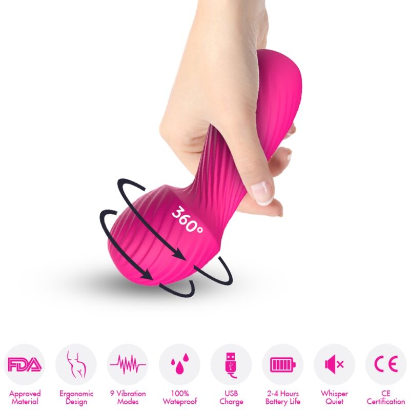ARMONY - DAZZLE SMALL MASSAGER & VIBRATOR FUCHSIA