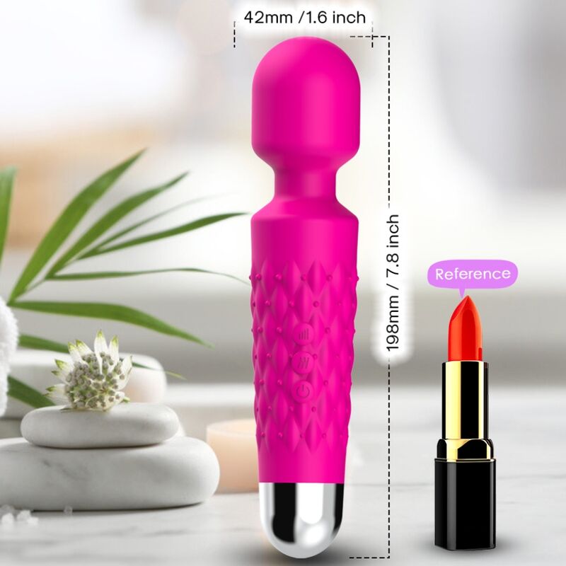 ARMONY - POSTMAN FLEXIBLE HEAD MASSAGER & VIBRATOR FUCHSIA