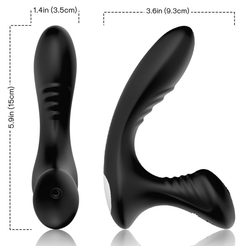 ARMONY - STORM ANAL PROSTATE VIBRATOR & PLUG REMOTE CONTROL BLACK