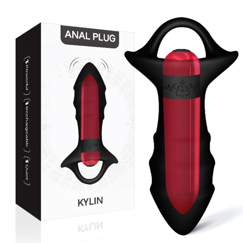 ARMONY - KYLIN DEDAL VIBRATOR & ANAL PLUG REMOTE CONTROL BLACK