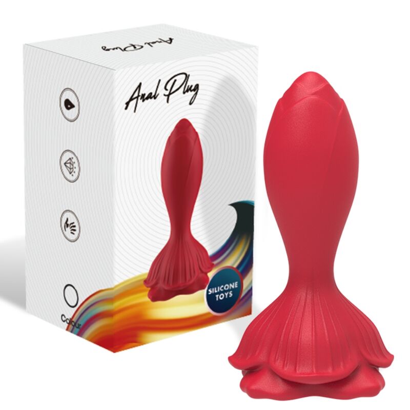 ARMONY - PINK VIBRATOR & SMALL ANAL PLUG REMOTE CONTROL RED
