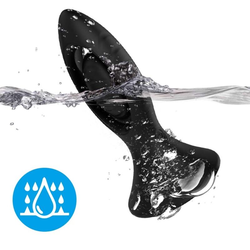 ARMONY - BLACK SILICONE VIBRATOR & ANAL PLUG