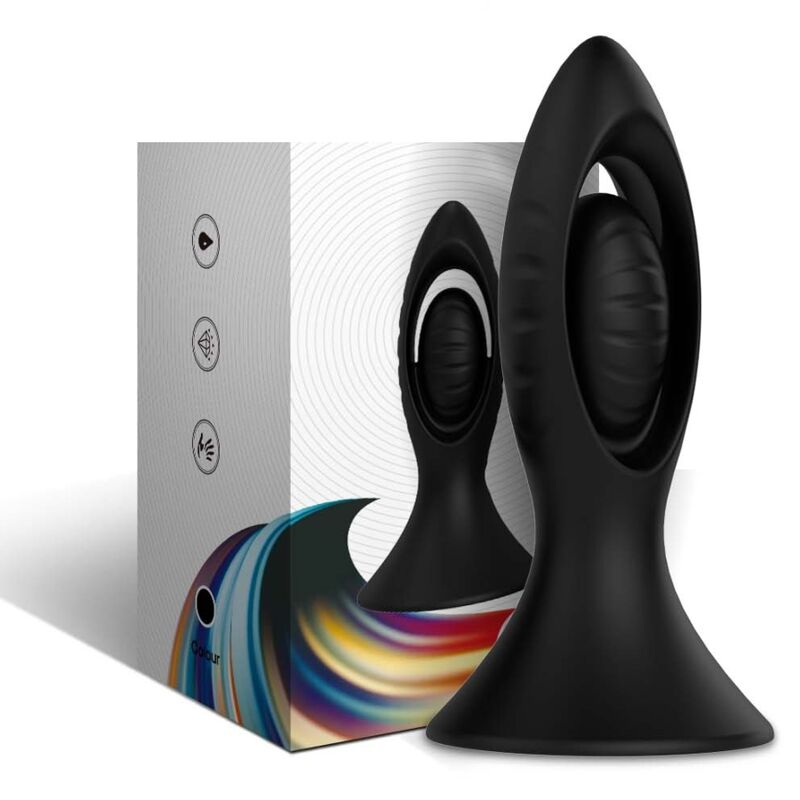 ARMONY - BLACK SILICONE VIBRATOR & ANAL PLUG