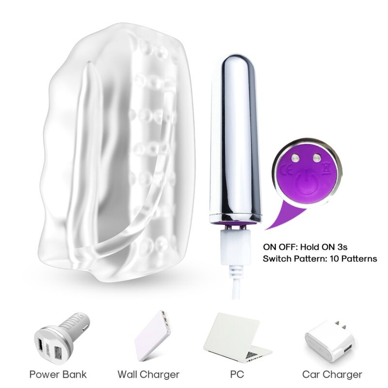 ARMONY - MASTER MASTURBATOR & TRANSPARENT VIBRATOR
