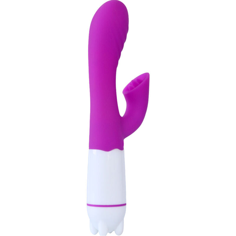 ARMONY - HAPPY VIBRATOR & STIMULATOR WITH RECHARGEABLE TONGUE VIOLET