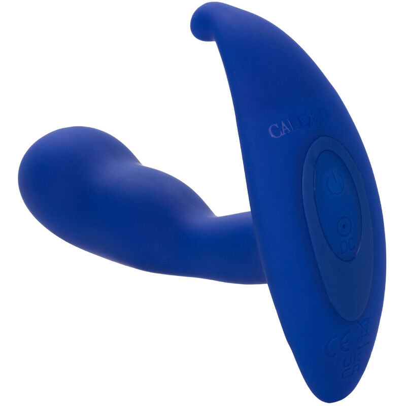 CALEXOTICS - ADMIRAL CURVED BLUE ANAL STIMULATOR & VIBRATOR