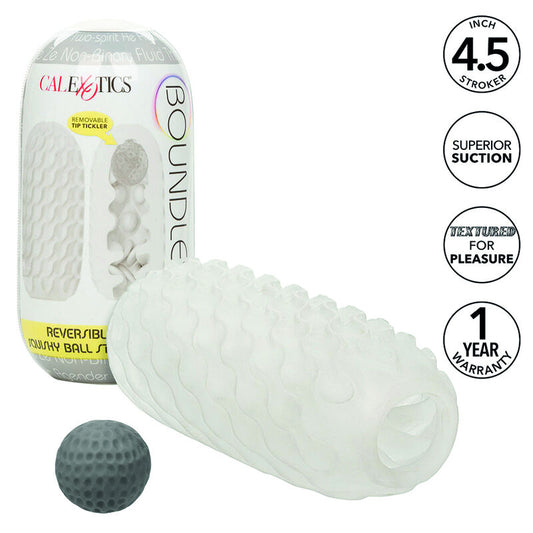 CALEXOTICS - BOUNDLESS STROKER SOFT REVERSIBLE GRAY