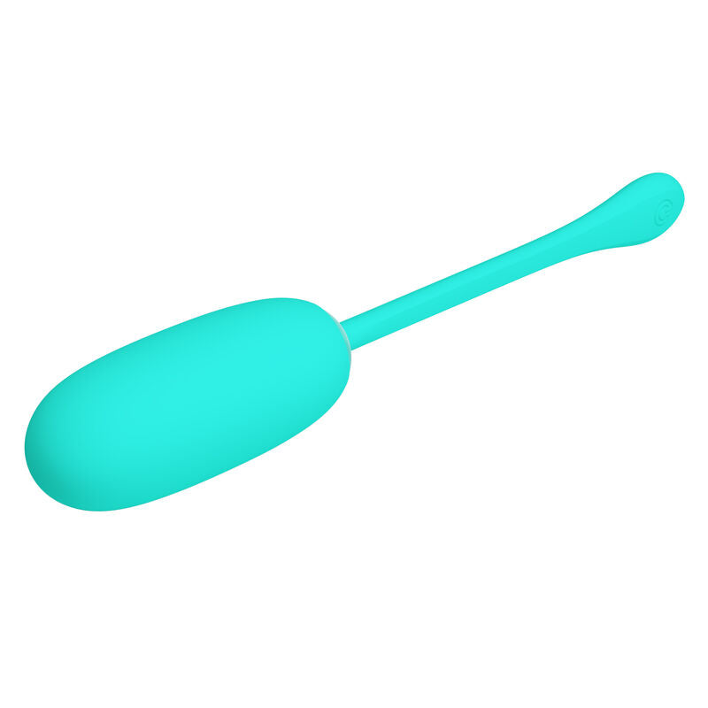 PRETTY LOVE - JULIUS WATERPROOF & RECHARGEABLE VIBRATING EGG AQUA GREEN