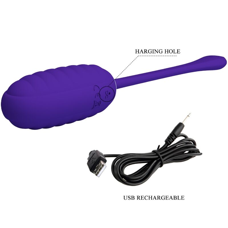 PRETTY LOVE - KIRK RECHARGEABLE VIBRATING EGG LILAC