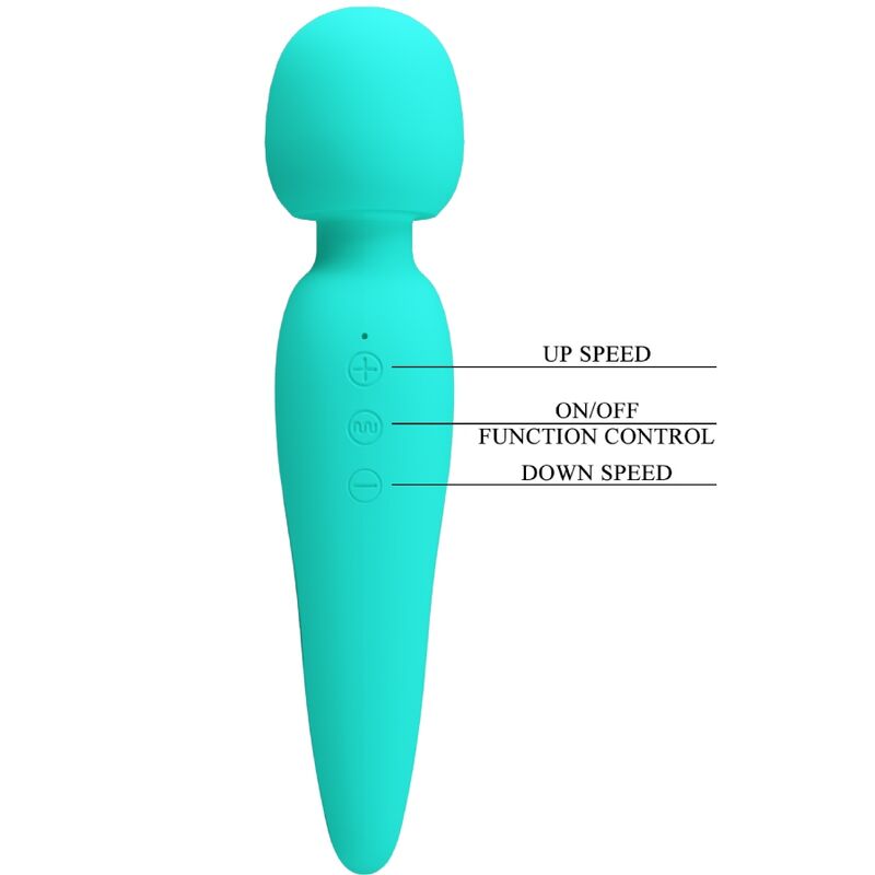 PRETTY LOVE - MEREDITH MASSAGER 12 VIBRATION MODES WATER GREEN