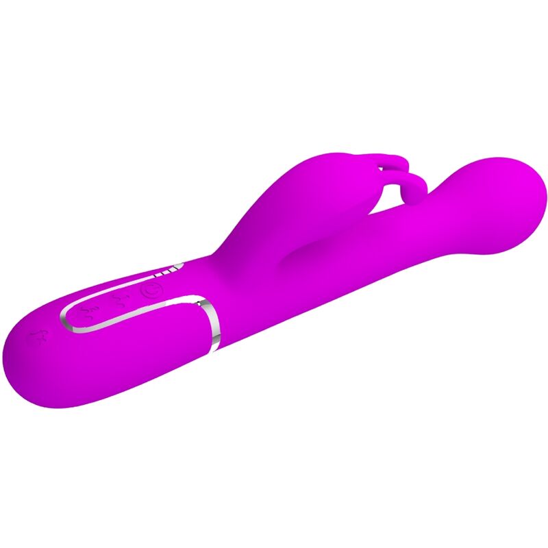 PRETTY LOVE - DEJON 3 IN 1 MULTIFUNCTION VIOLET RABBIT VIBRATOR