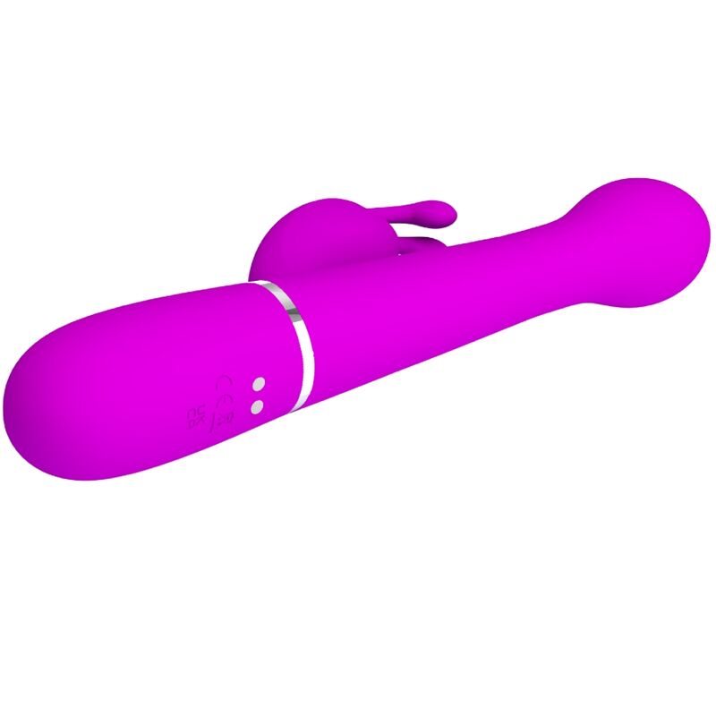 PRETTY LOVE - DEJON 3 IN 1 MULTIFUNCTION VIOLET RABBIT VIBRATOR