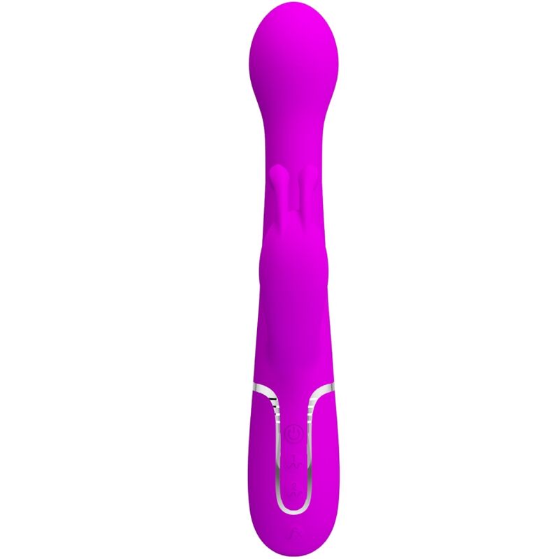 PRETTY LOVE - DEJON 3 IN 1 MULTIFUNCTION VIOLET RABBIT VIBRATOR